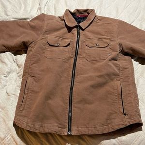 Kavu insulated brown suede coat/jacket